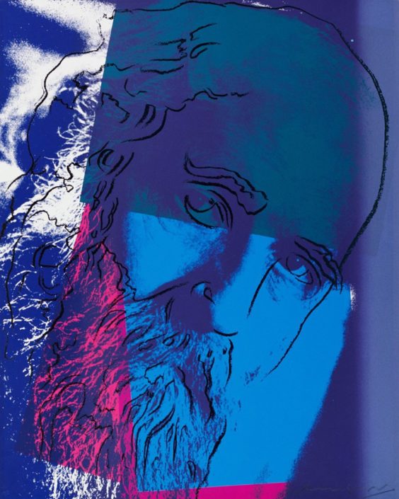 Andy Warhol | Ten Portraits of Jews of the Twentieth Century | Martin Buber 228 | 1980 | Image of Artists' work.
