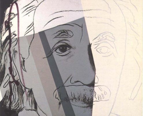 Andy Warhol | Ten Portraits of Jews of the Twentieth Century | Albert Einstein 229 | 1980 | Image of Artists' work.