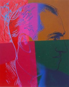 Andy Warhol | Ten Portraits of Jews of the Twentieth Century | George Gershwin 231 | 1980 | Image of Artists' work.