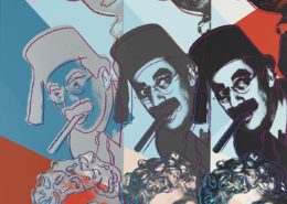 Andy Warhol | Ten Portraits of Jews of the Twentieth Century | The Marx Brothers 232 | 1980 | Image of Artists' work.
