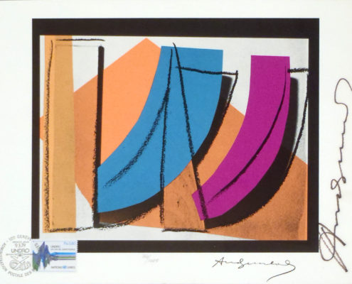 Andy Warhol | U.N Stamp 185 | 1979 | Image of Artists' work.