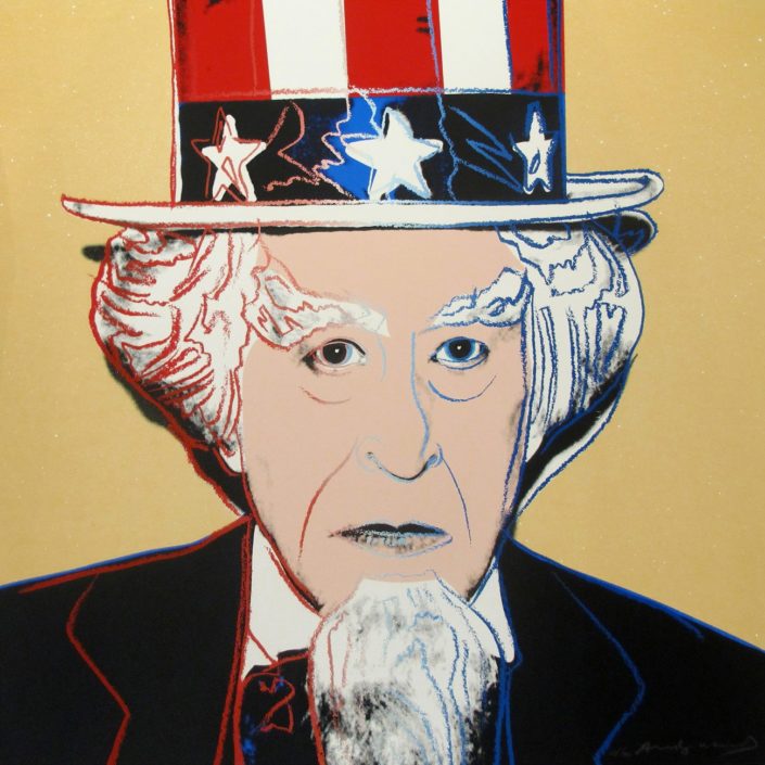 Andy Warhol | Myths | Uncle Sam 259 | 1981 | Image of Artists' work.