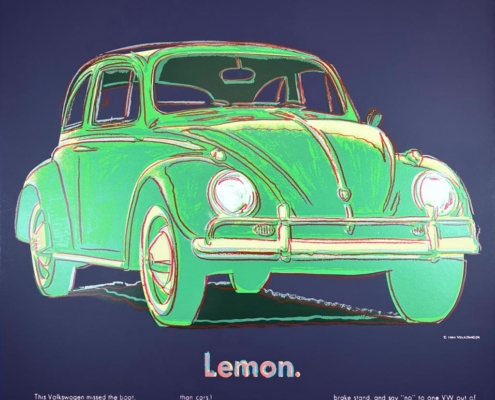 Andy Warhol | Ads Portfolio | Volkswagen, II.358 | 1985