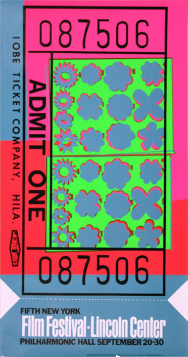 Andy Warhol | Lincoln Center Ticket 19 | 1967 | Image of Artists' work.