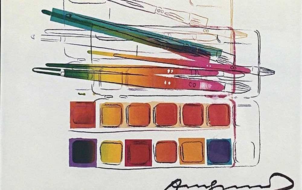 Andy Warhol | Watercolor Paint Kit with Brushes 288 | 1982 | Image of Artists' work.