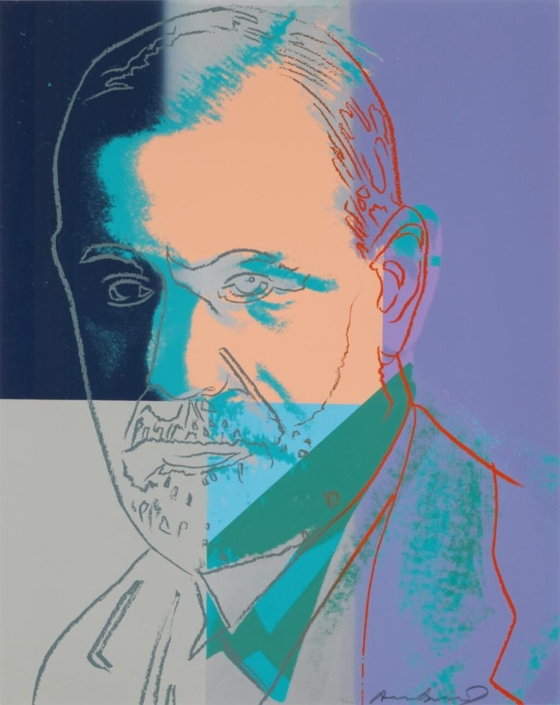 Andy Warhol | Ten Portraits of Jews of the Twentieth Century | Sigmund Freud, II.235 | 1980