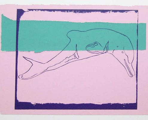 Andy Warhol | La Plata River Dolphin | Vanishing Animals | 1986 | Image of Artists' work.