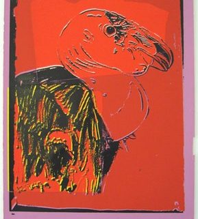 Andy Warhol | California Condor | Vanishing Animals | 1986 | Image of Artists' work.