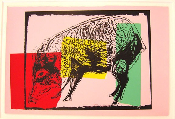 Andy Warhol | Giant Chaco Peccary | Vanishing Animals | 1986 | Image of Artists' work.