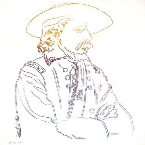 Andy Warhol | Cowboys and Indians | General Custer | 379 | 1986 | Image of Artists' work.