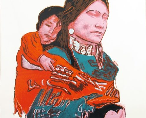 Andy Warhol | Cowboys and Indians | Mother and Child | 383 | 1986 | Image of Artists' work.