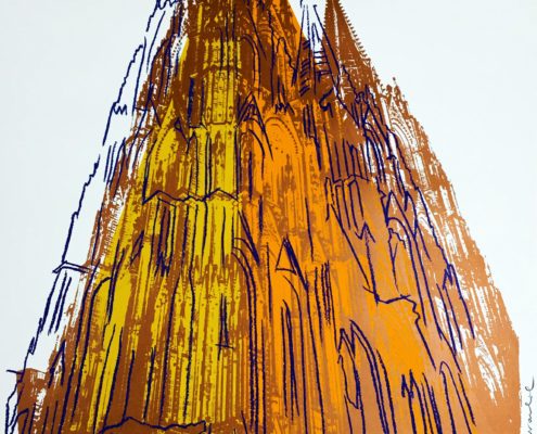 Andy Warhol | Cologne Cathedral | Uniques | 1985 | Image of Artists' work.