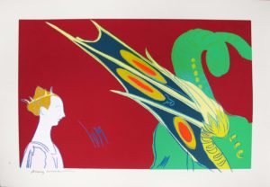 Andy Warhol | Details of Renaissance Paintings | St. George and the Dragon F | 1460 | 1984 | Image of Artists' work.