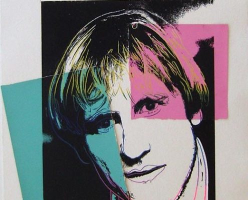 Andy Warhol | Gerard Depardieu | Pink and Blue | 1986 | Image of Artists' work.
