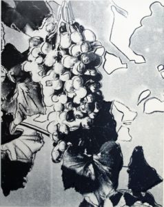 Andy Warhol | Grapes | Black & White | 1979 | Image of Artists' work.