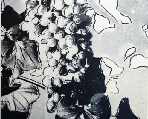 Andy Warhol | Grapes | Black & White | 1979 | Image of Artists' work.