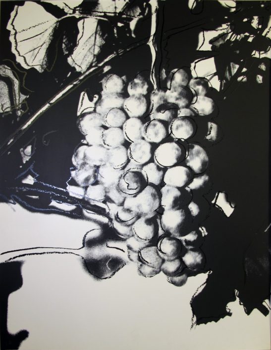 Andy Warhol | Grapes | Black & White | 1979 Andy Warhol | Grapes | Black & White | 1979 | Image of Artists' work.