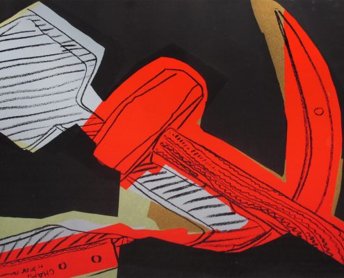 Andy Warhol | Hammer & Sickle | 1977 | Image of Artists' work.