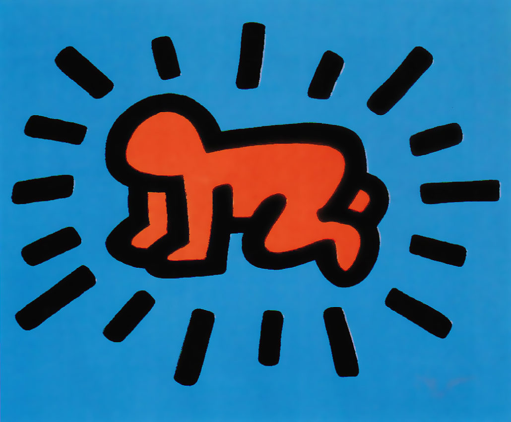 Keith Haring's Icons A features Radiant Baby from 1990 | Image of Artists' work.