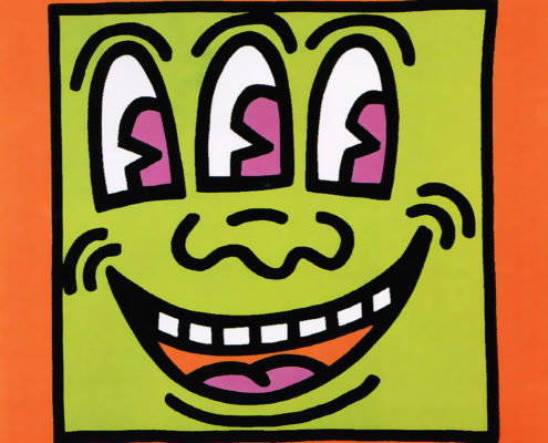 Keith Haring | Icons (E) | Three Eyed Man | 1990 | Image of Artists' work.