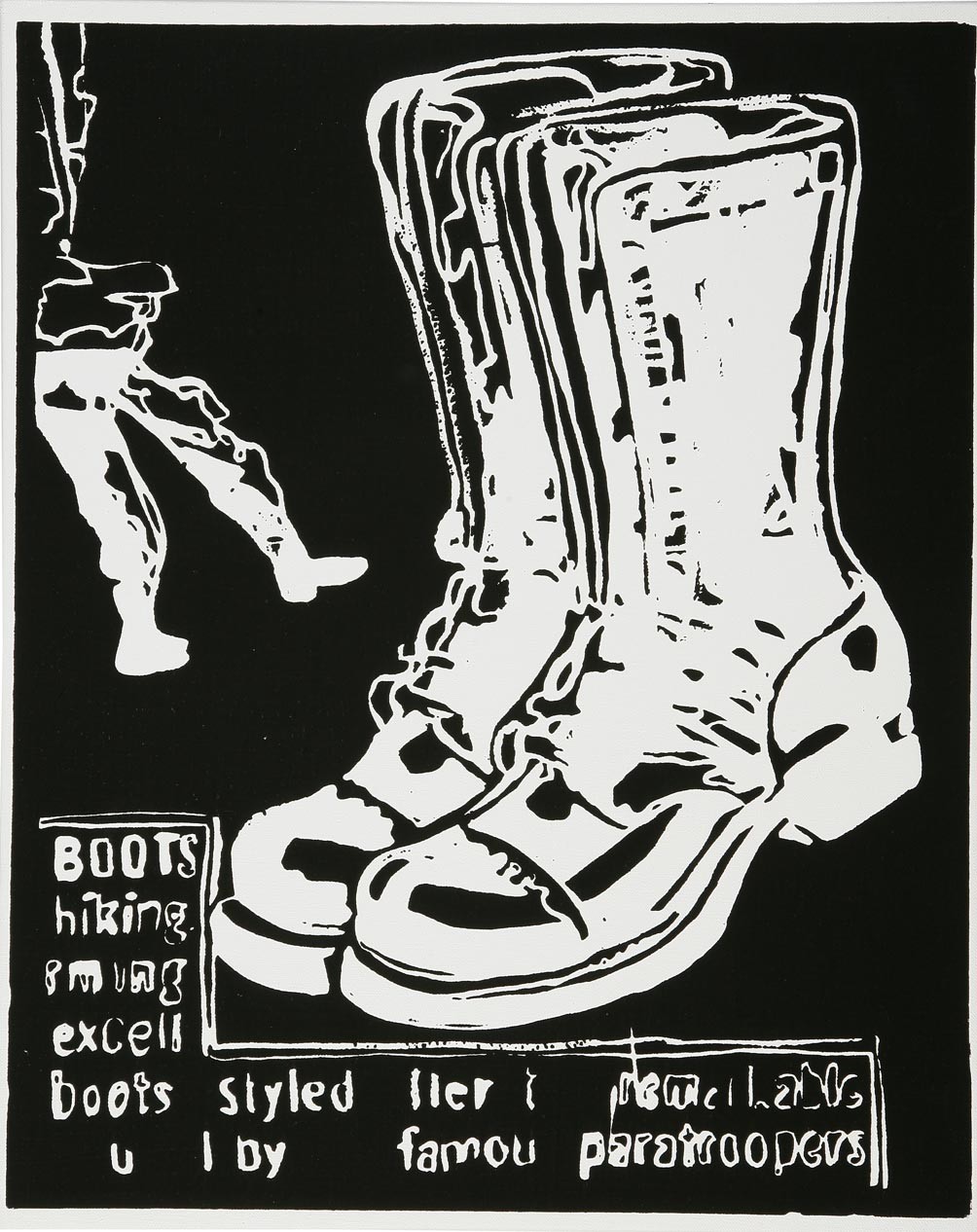 Andy Warhol | Paratrooper Boots | Negative | 1985-86 | Image of Artists' work.
