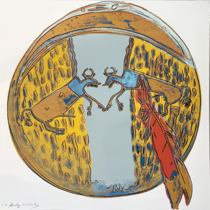 Andy Warhol | Cowboys and Indians | Plains Indian Shield, IIB.382 | 1986