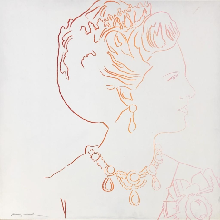 Andy Warhol | Reigning Queens: Queen Margrethe II of Denmark | 1985