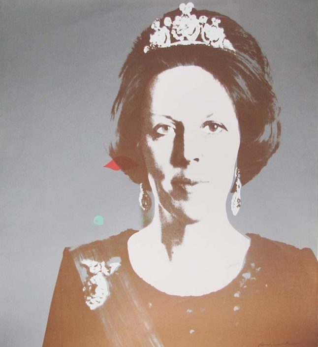 Andy Warhol | Reigning Queens | Queen Beatrix of the Netherlands | 1985 | Image of Artists' work.