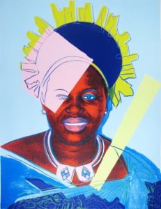 Andy Warhol | Reigning Queens | Queen Ntombi Twala of Swaziland | 1985 | Image of Artists' work.