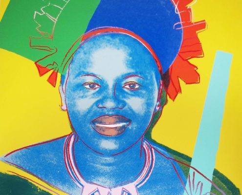 Andy Warhol | Reigning Queens | Queen Ntombi Twala of Swaziland | 1985 | Image of Artists' work.