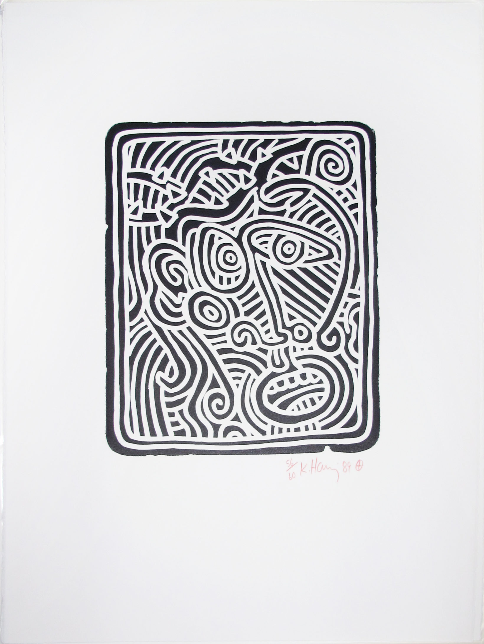 Keith Haring | Stones 2 | 1989 | Image of Artists' work.
