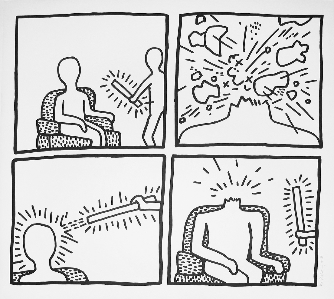 Keith Haring | The Blueprint drawings 14 | 1990 | Image of Artists' work.