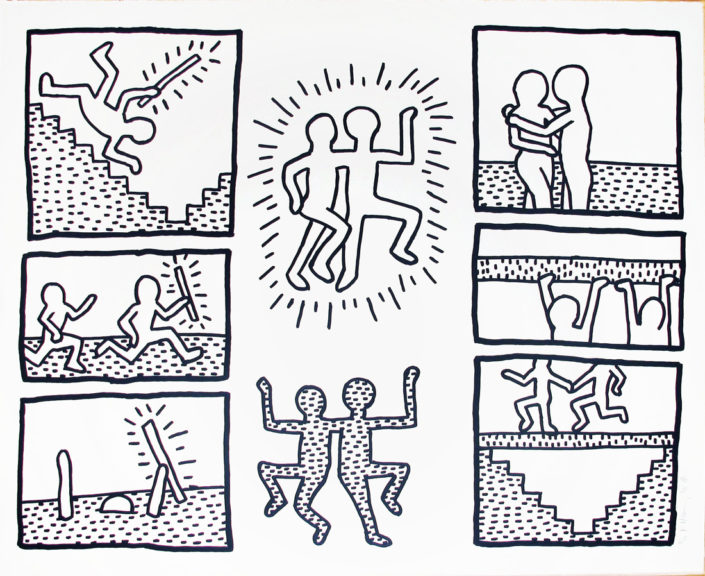 Keith Haring | The Blueprint drawings 6 | 1990 | Image of Artists' work.