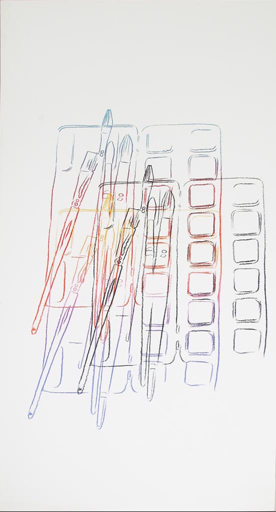 Andy Warhol | Watercolor Paint Kit With Brushes | ca. 1982