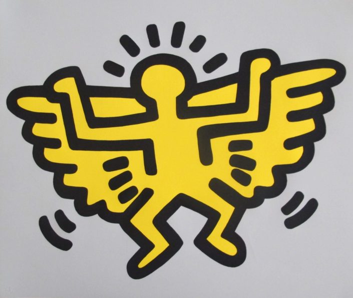 Keith Haring | Icons | C | Winged Angel | 1990 | Image of Artists' work.