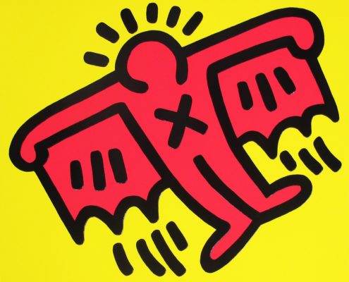 Keith Haring | Icons | D | X Man | 1990 | Image of Artists' work.