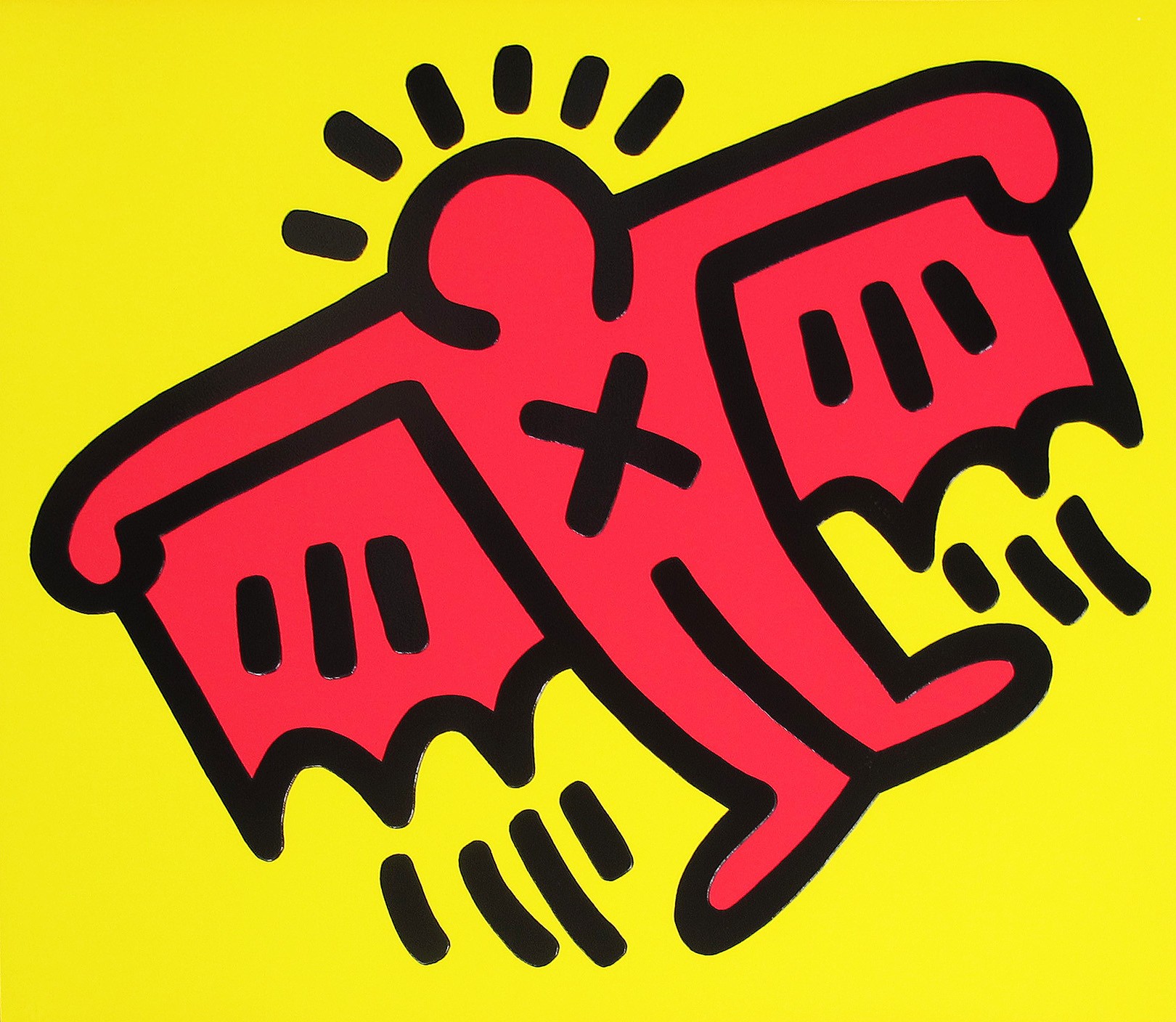 Keith Haring | Icons | D | X Man | 1990 | Image of Artists' work.