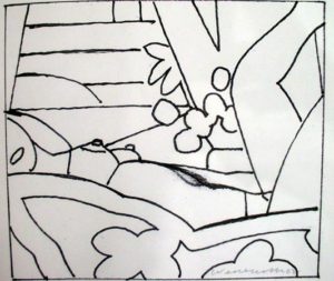 Tom Wesselmann | Drawing for Sunset Nude 2 | 2002 | Image of Artists' work.