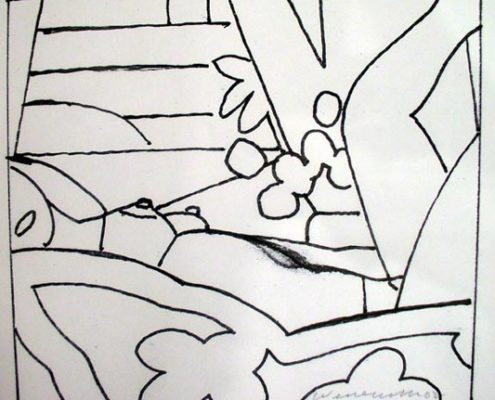Tom Wesselmann | Drawing for Sunset Nude 2 | 2002 | Image of Artists' work.