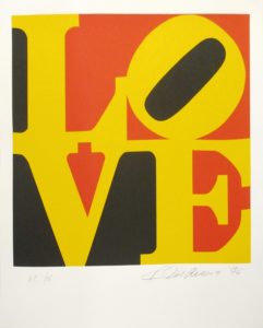 Robert Indiana | The Book of Love 9 | 1996 | Image of Artists' work.