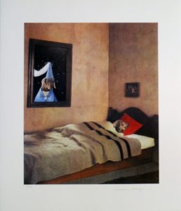 William Wegman | Cinderella Sleeping | 1994 | Image of Artists' work.