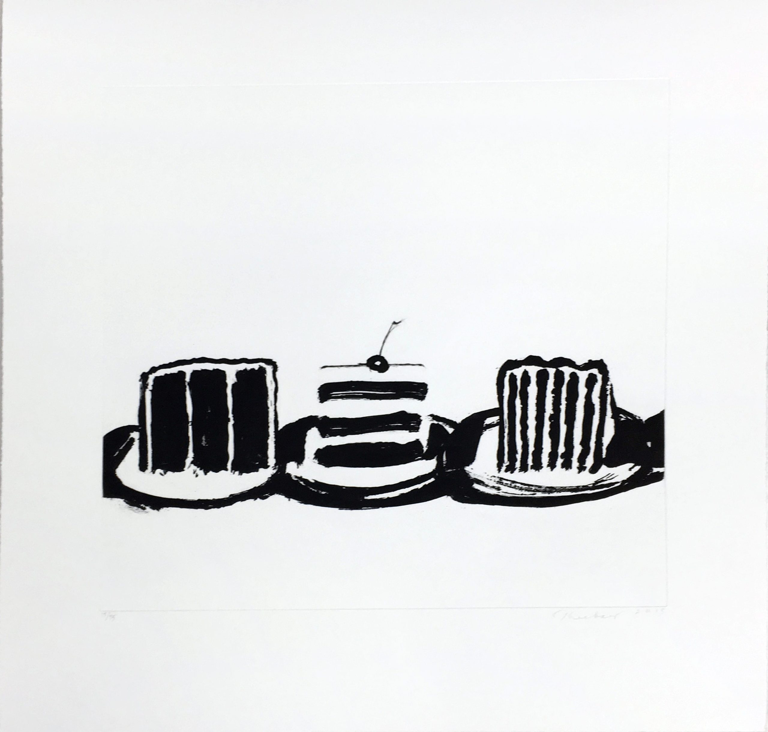 Wayne Thiebaud | Cut Cakes | 2015 | Image of Artists' work.