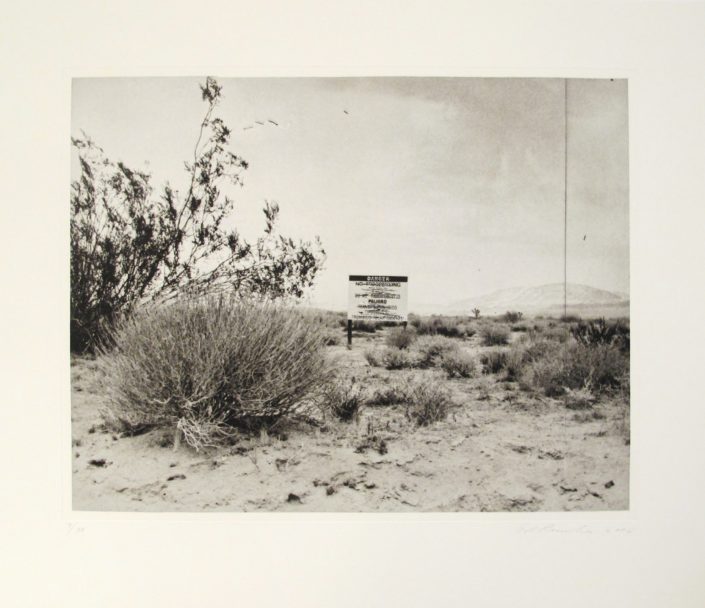 Ed Ruscha | Desert Gravure | 2006 | Image of Artists' work.