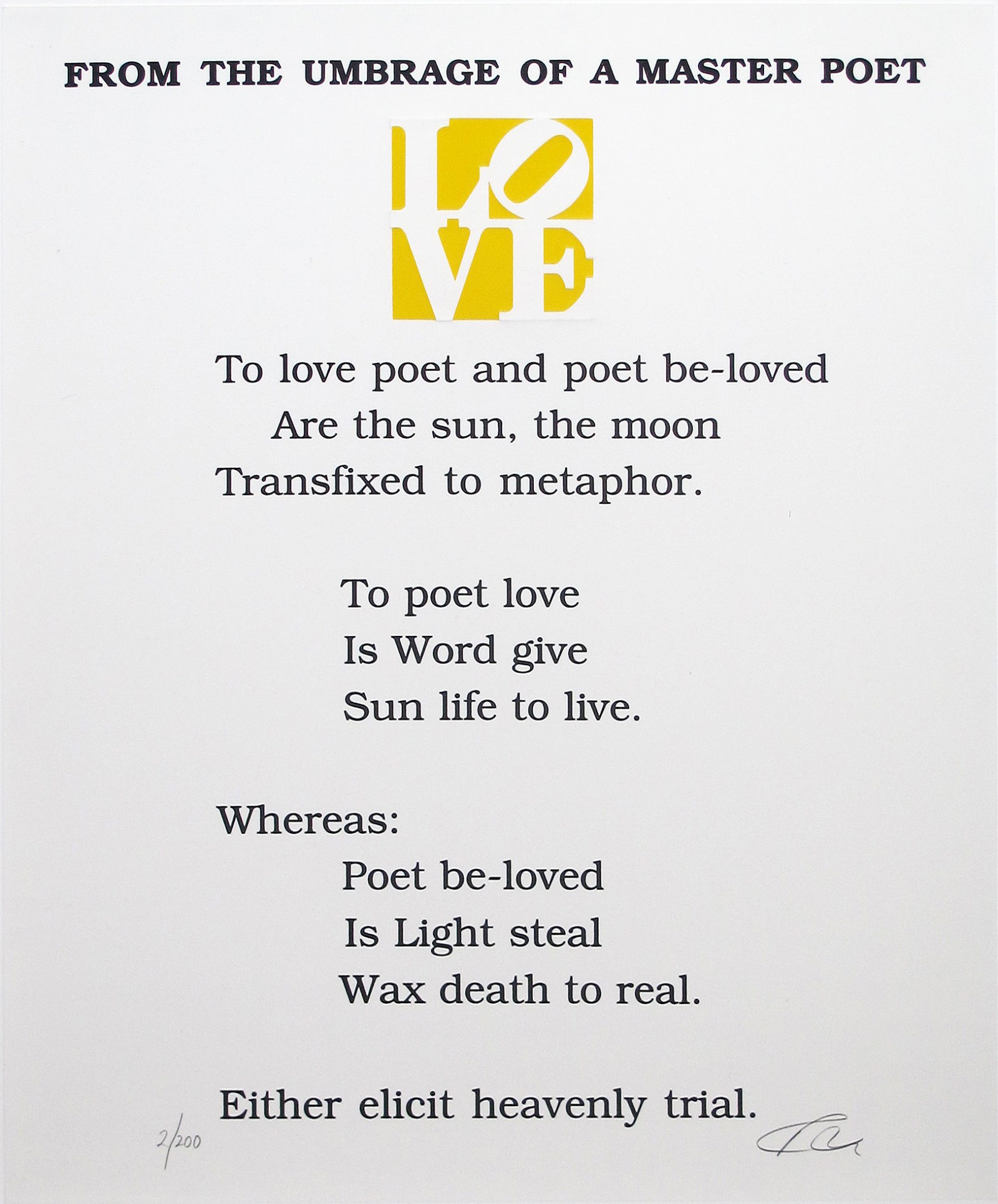 metaphor poems about love