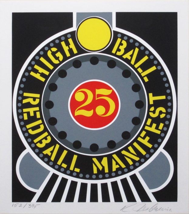 Robert Indiana | The American Dream | High Ball Redball Manifest | 1996 | Image of Artists' work.