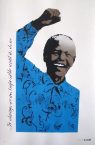 Bambi | Mandela | Blue | 2013 | Image of Artists' work.