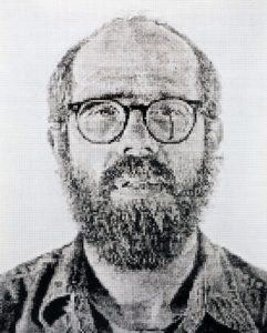 Chuck Close | Self Portrait/White Ink | 1978 | Image of Artists' work.