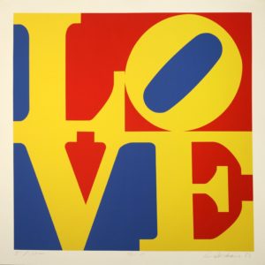 Robert Indiana | from A Garden of Love | Tulip | 1982 | Image of Artists' work.