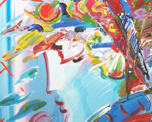 Peter Max | Blushing Beauty | Image of Artists' work.