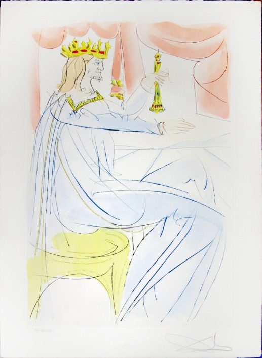 Salvador Dali | King Solomon from Our Historical Heritage | 1975 | Image of Artists' work.